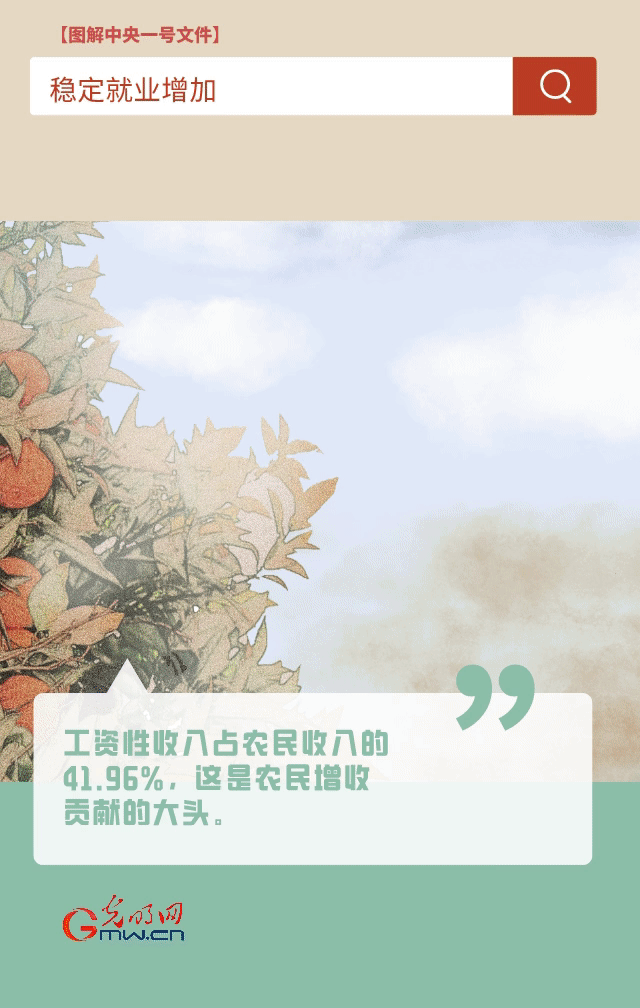 【圖解中央一號文件】“動”漫海報丨今年如何讓農(nóng)民的“錢袋子”鼓起來？
