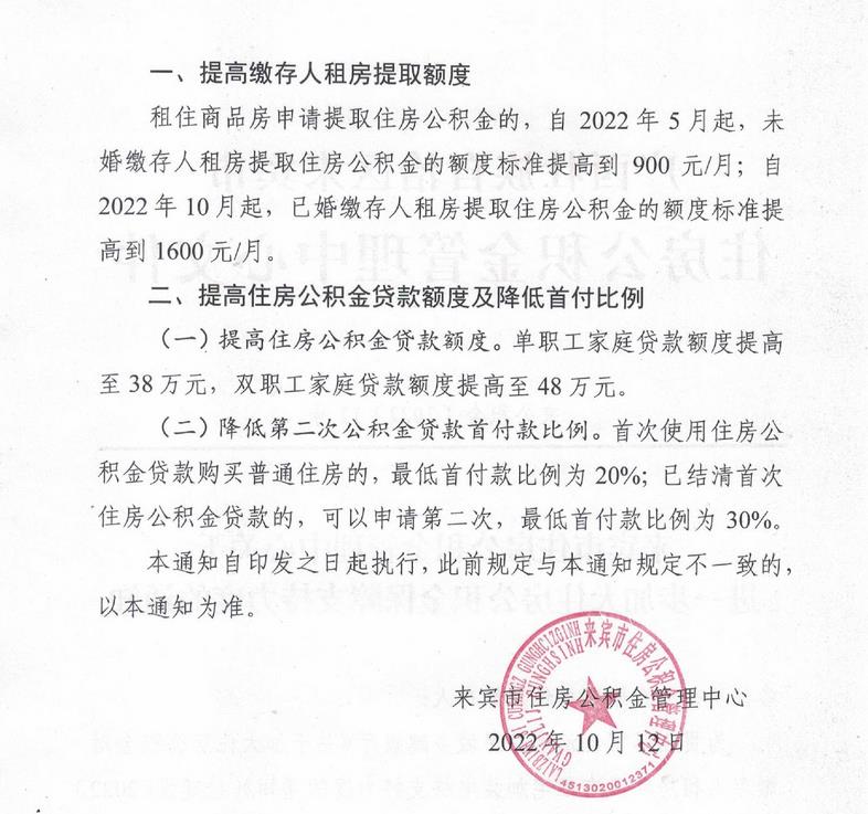 廣西來賓市住房公積金管理中心網(wǎng)站信息截圖。