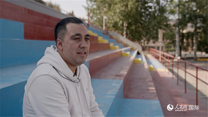土庫(kù)曼斯坦留學(xué)生若賀曼。人民網(wǎng) 張文捷攝