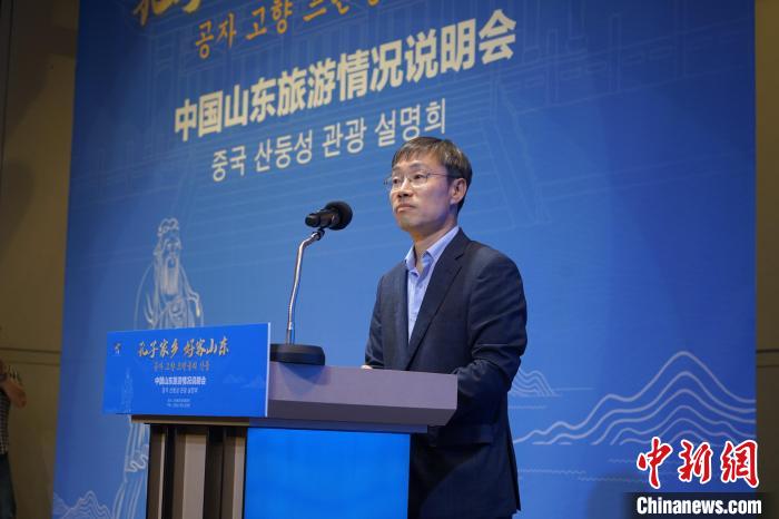 首爾市政府觀光體育局局長金英渙致辭?！⑿?攝