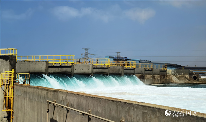 圖為取排水工程項(xiàng)目一景。人民網(wǎng)記者管克江攝