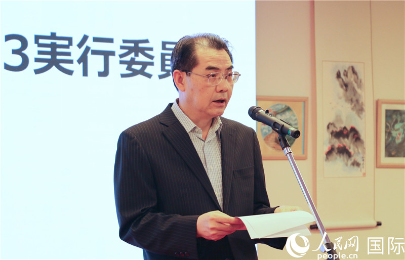 中國駐日本大使吳江浩致辭。人民網(wǎng) 許可攝