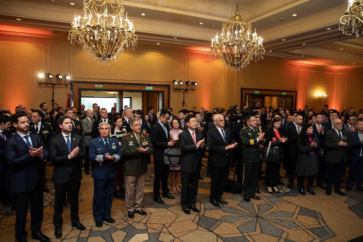 招待會(huì)現(xiàn)場(chǎng)氣氛熱烈友好。中國(guó)駐阿根廷大使館供圖