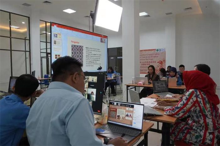 活動(dòng)現(xiàn)場(chǎng)。供圖：印尼三一一大學(xué)孔子學(xué)院