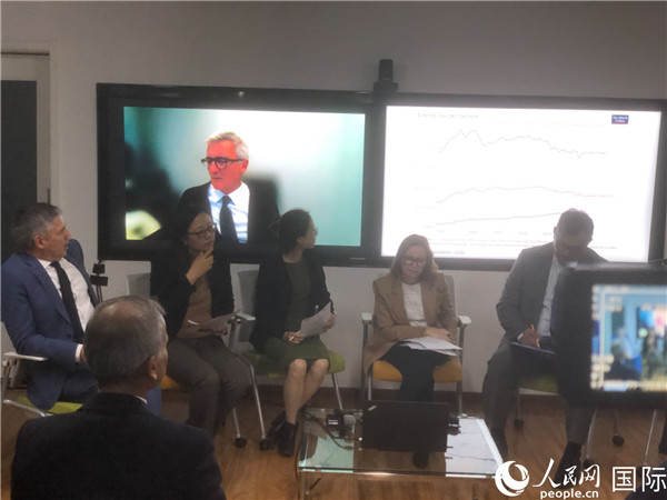 “向COP28注入動力”研討會現(xiàn)場。 人民網(wǎng)記者 趙健攝