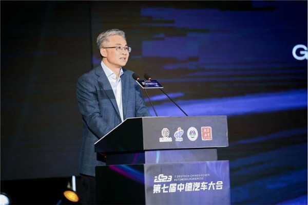 嘉興市人民政府市長(zhǎng)李軍致辭。主辦方供圖