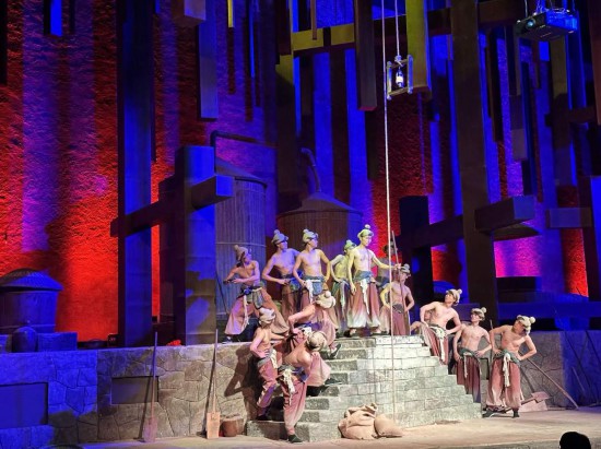 　　《天釀》演出場景。本報記者劉書文攝