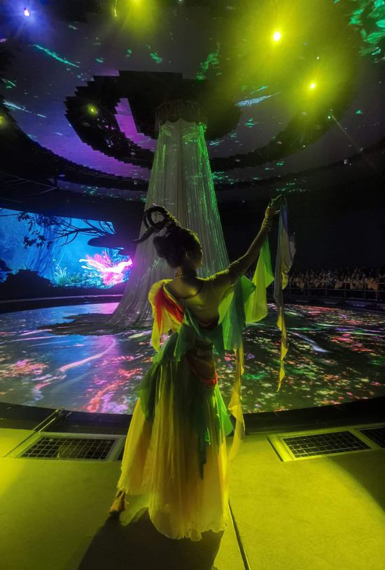 　　《天釀》演出場景。本報記者常雯宜攝