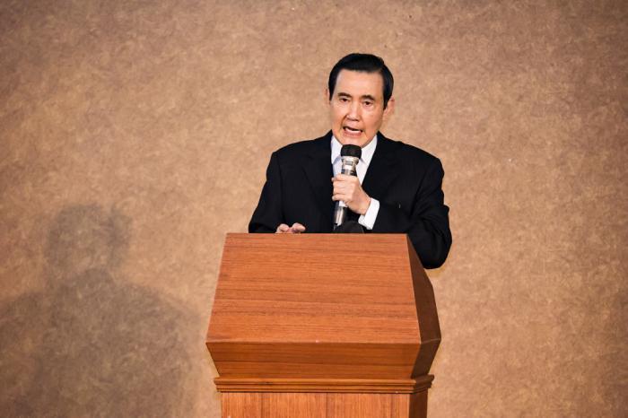  資料圖：馬英九。圖片來源：臺(tái)灣《中國(guó)時(shí)報(bào)》