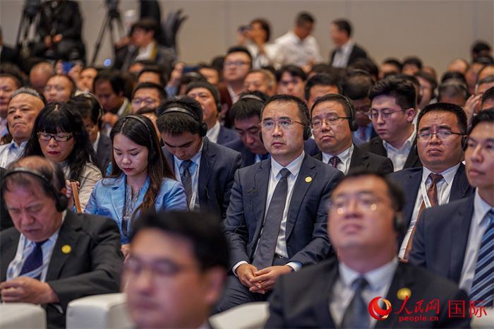 2023中國（浙江）—泰國合作交流會現(xiàn)場。普拉維攝