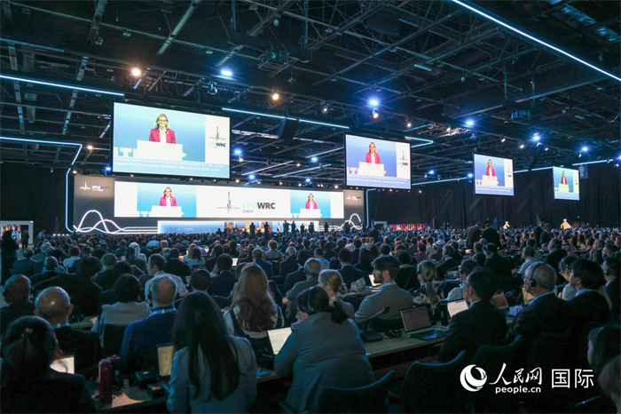 2023年世界無線電通信大會(huì)開幕式現(xiàn)場(chǎng)。人民網(wǎng)記者 任皓宇攝