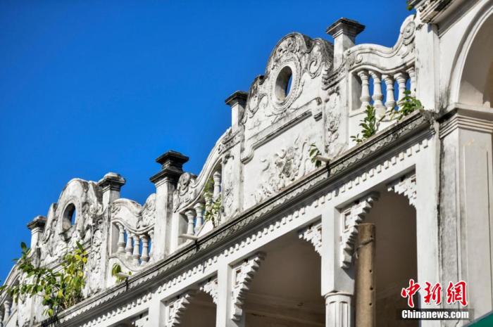 圖為文昌鋪前騎樓老街南洋風(fēng)格建筑。 <a target='_blank' href='/' _fcksavedurl='/' ><p  align=