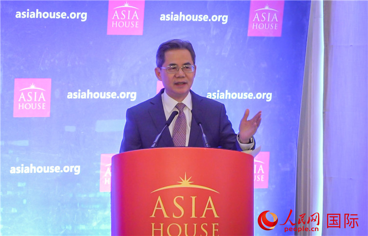 鄭澤光大使強(qiáng)調(diào)，中國經(jīng)濟(jì)長期向好的總趨勢(shì)不會(huì)改變。人民網(wǎng) 郭錦標(biāo)攝