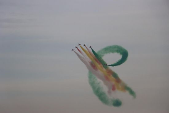 飛行表演現(xiàn)場。高思峰 攝