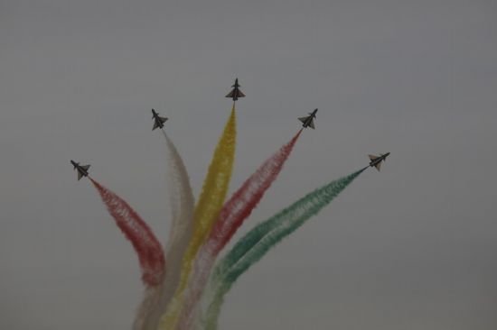 飛行表演現(xiàn)場。王曉東 攝