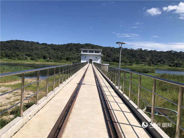 卡夫河供水項目。人民網(wǎng)記者 黃培昭攝