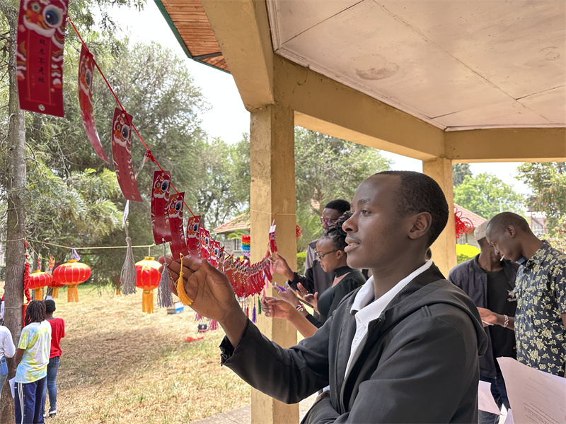 活動現(xiàn)場。肯尼亞埃格頓大學(xué)孔子學(xué)院供圖