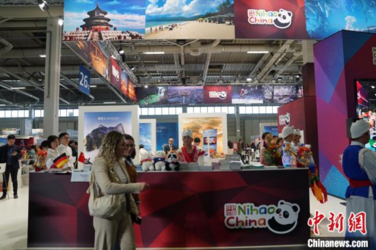  3月5日，2024年柏林國(guó)際旅游交易會(huì)(ITB)在柏林會(huì)展中心拉開(kāi)帷幕。以“你好！中國(guó)”為主題的中國(guó)展區(qū)當(dāng)日亮相展會(huì)。中新社記者 馬秀秀 攝