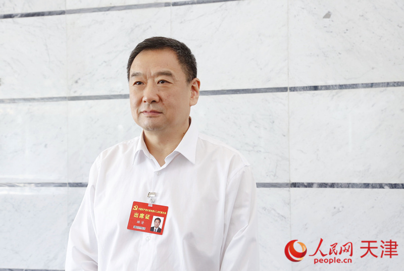 天津市第十二次黨代會(huì)代表、天津市政府副秘書(shū)長(zhǎng)、市衛(wèi)生健康委黨委副書(shū)記、主任顧清 人民網(wǎng) 孫翼飛攝