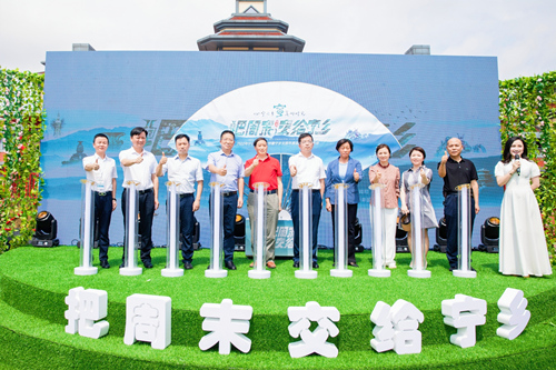 2022年寧鄉(xiāng)文化旅游節(jié)暨寧鄉(xiāng)文旅品牌營銷發(fā)布會現(xiàn)場。受訪單位供圖