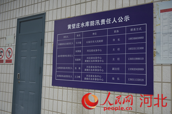 防汛責任人公示牌。人民網(wǎng)祝龍超攝