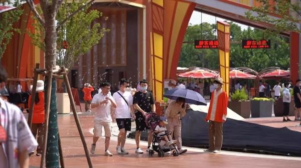 試運(yùn)行中的淮安方特。受訪方供圖