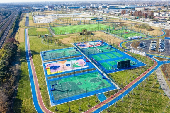 南京北站樞紐經濟區(qū)環(huán)境整治項目一期。江北新區(qū)樞紐供圖