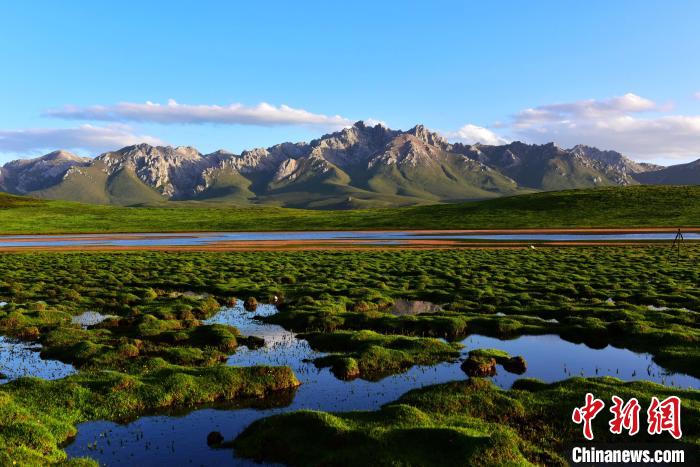 資料圖為三江源腹地果洛州美景如畫?！」逯菸麄鞑抗﹫D