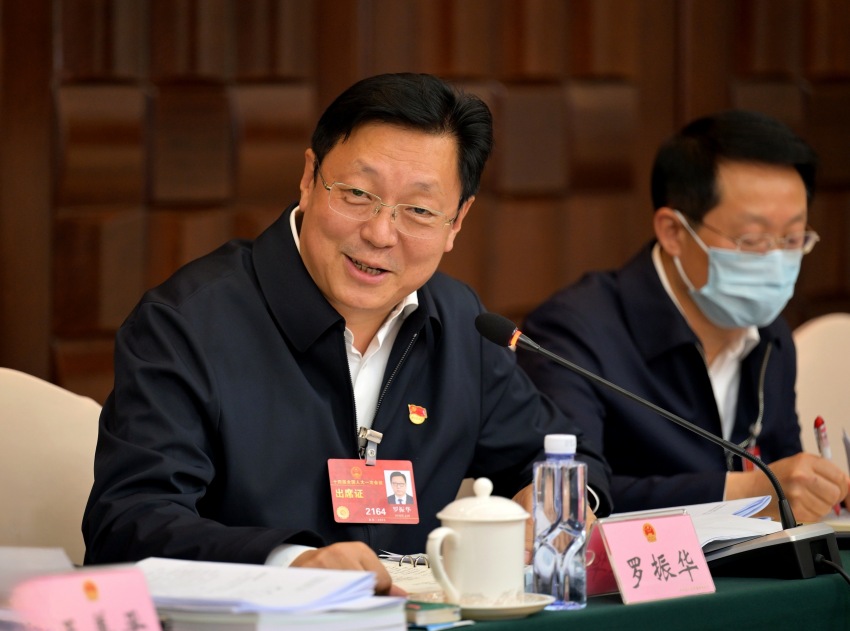 全國人大代表羅振華。