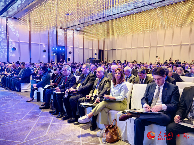 中國(guó)—巴西商業(yè)研討會(huì)現(xiàn)場(chǎng)。人民網(wǎng)記者 符園園攝