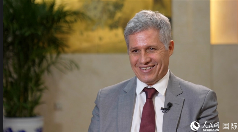 巴西農(nóng)村發(fā)展部部長特謝拉。 人民網(wǎng)記者 張榮攝