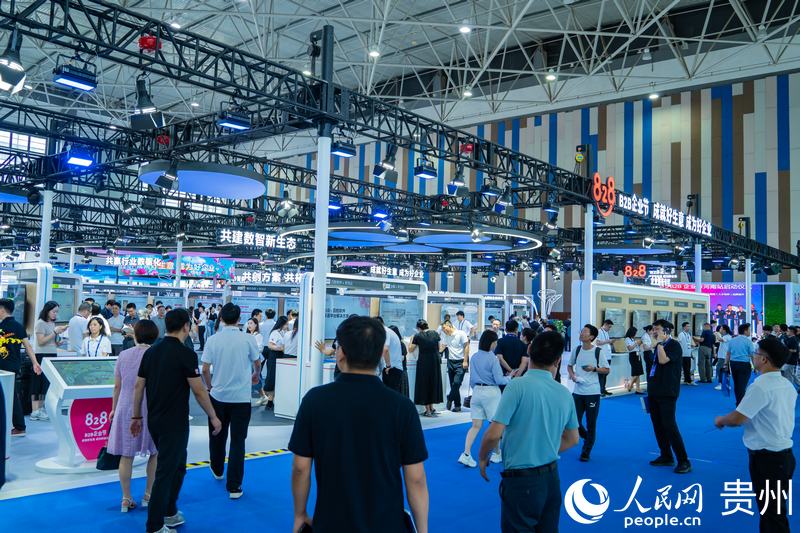 2、2024數(shù)博會共吸引400余家展商參展。人民網(wǎng) 陽茜攝.jpg