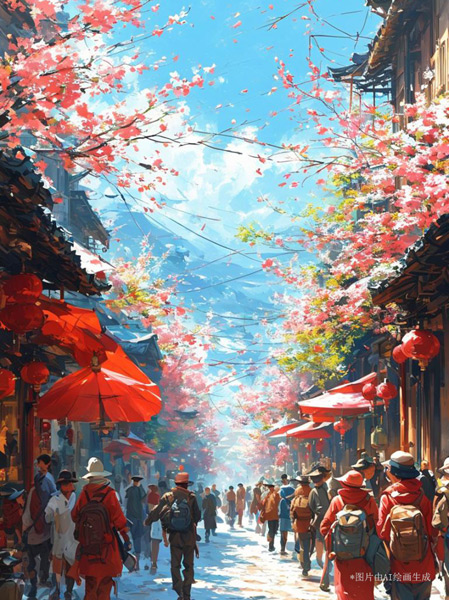 【巳巳如意萬象新】漫評丨紅紅火火中國年，照見新年新圖景