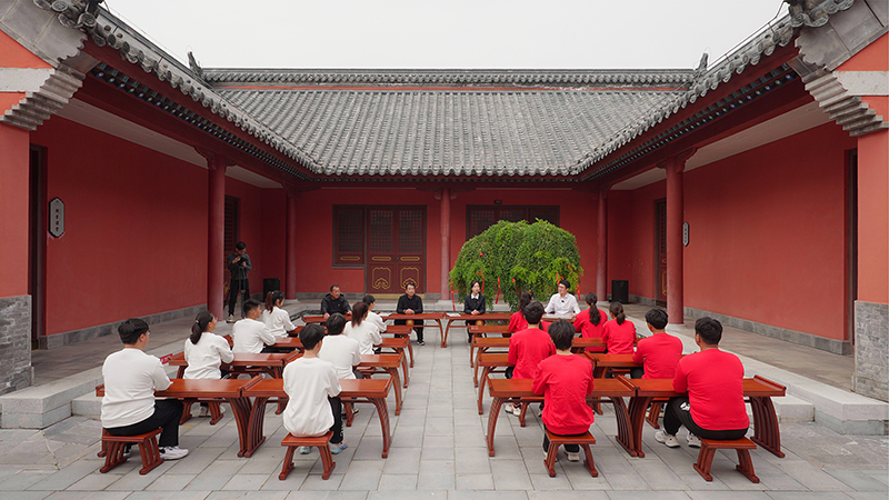 “一塊豆腐話清廉”思政課。滁州市委網(wǎng)信辦供圖