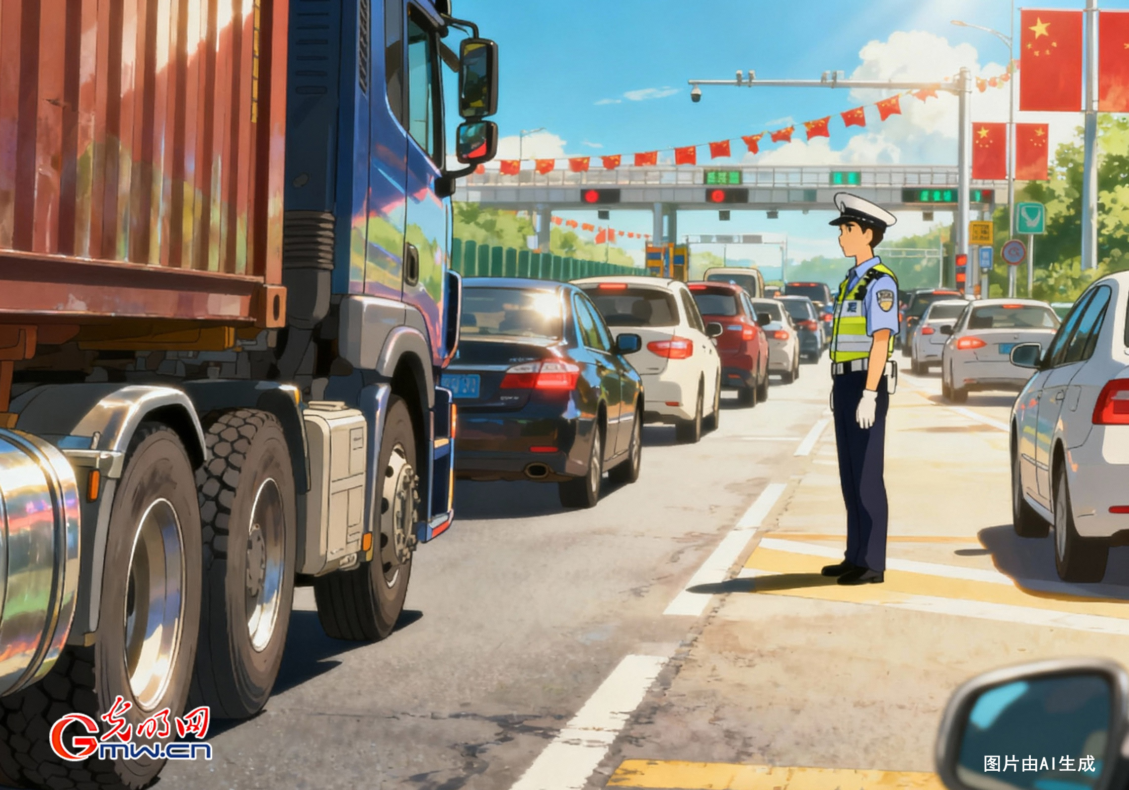 【光明漫評】國慶煙火氣，離不開勞動者的守護