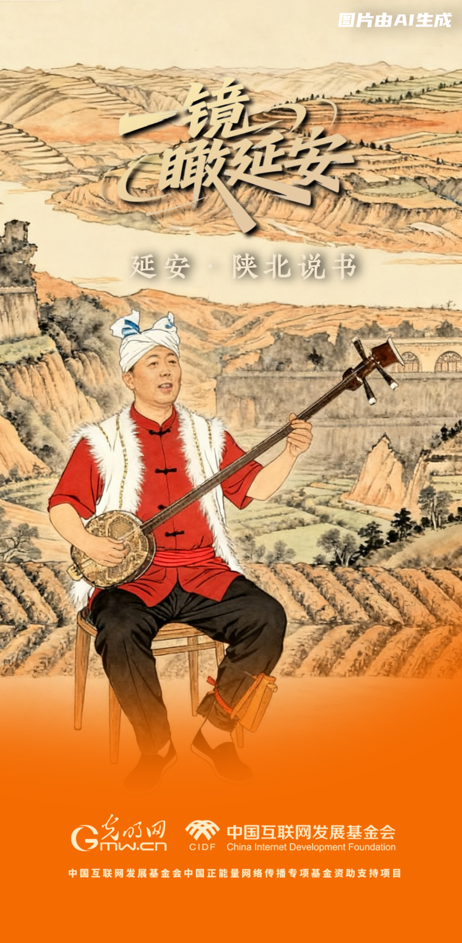 【一鏡瞰延安·AI海報】跟著這些非遺文化，感受老區(qū)風土人情