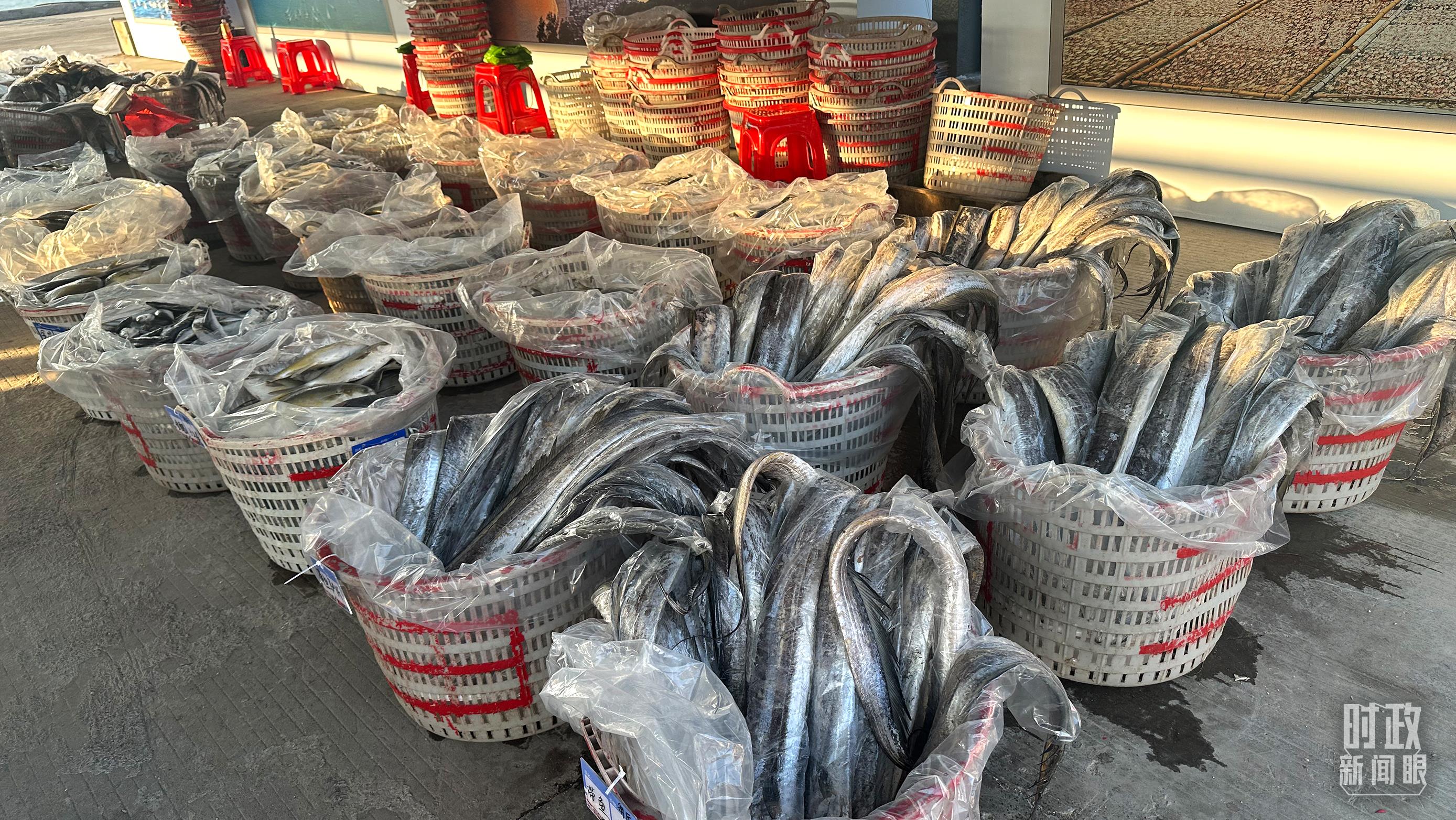 △澳角村的海產(chǎn)品。（總臺央視記者覃思拍攝）