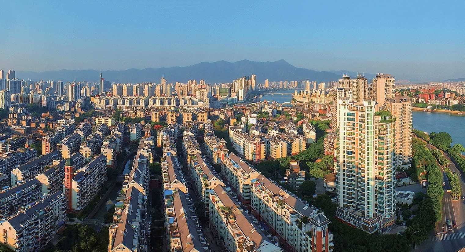 2018年，福州市臺江區(qū)蒼霞新城，高樓拔地而起，舊貌換新顏。