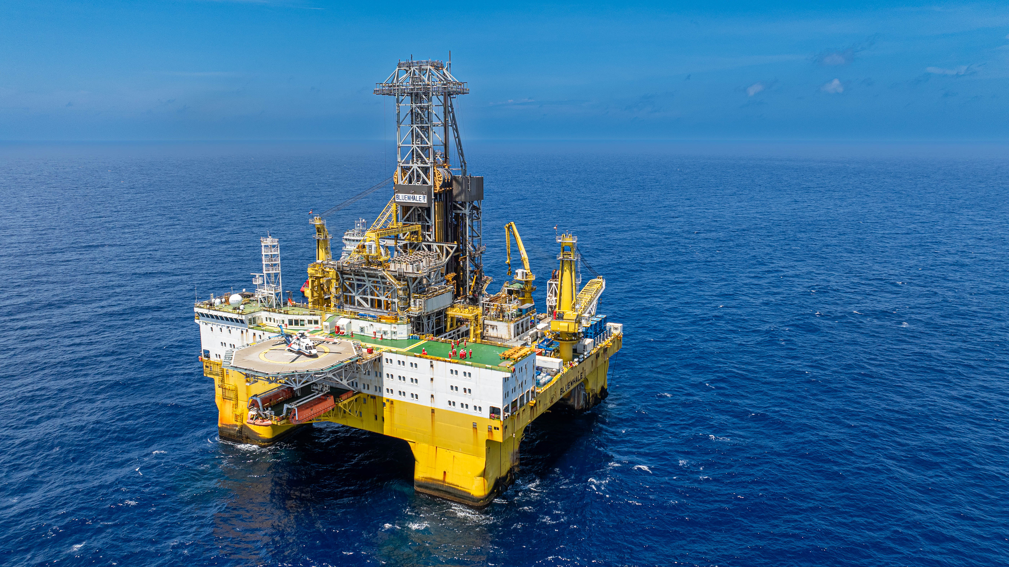 2024年8月17日，海南陵水，深海一號(hào)二期鉆井平臺(tái)。