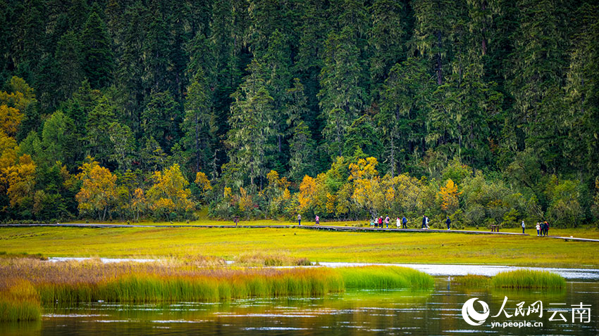 秋日普達措。格瑪攝