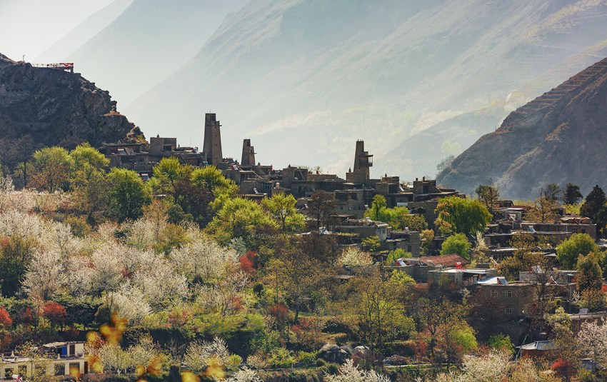 四川省阿壩州理縣桃坪村。四川省文旅廳供圖