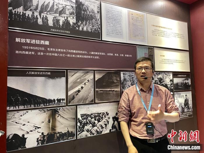 張慶沖在講解。彭寧鈴 攝