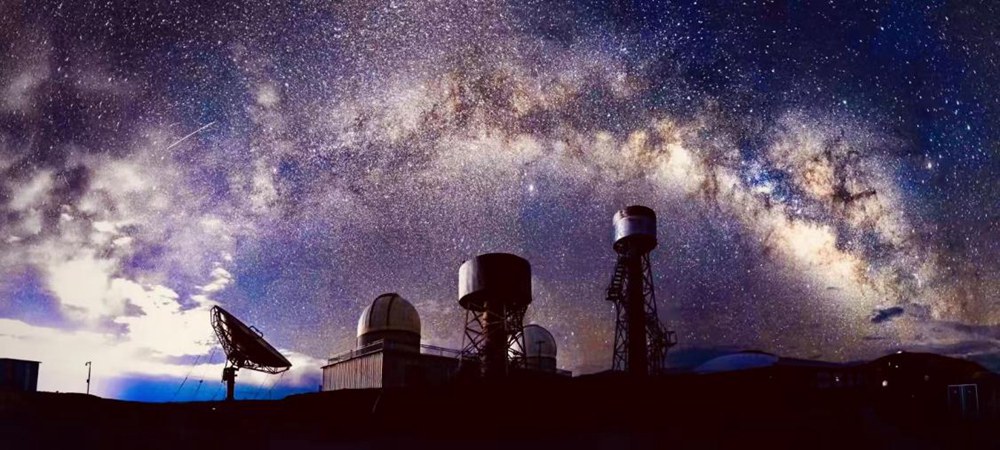 阿里暗夜星空。貢覺群培攝