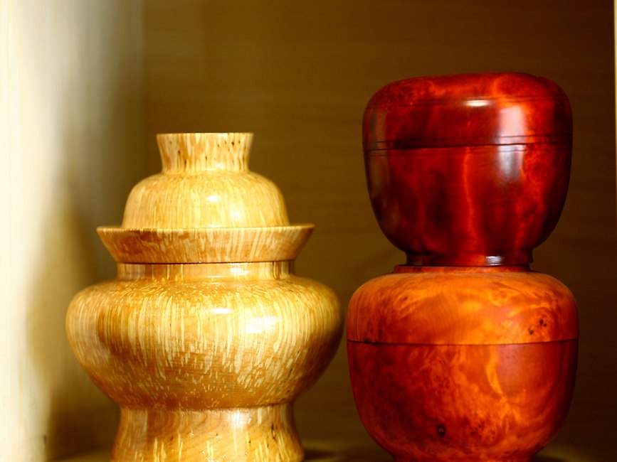 藏地木碗成品。