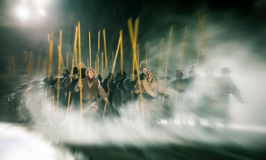 演出現(xiàn)場(chǎng)。蕭文松子攝