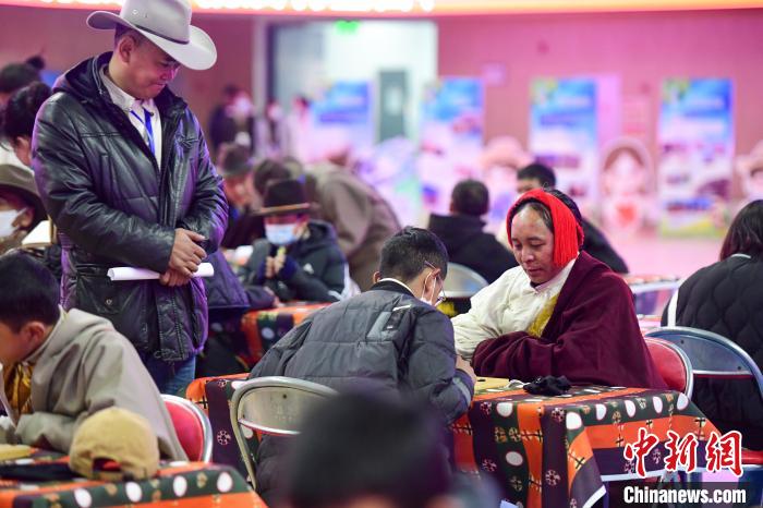 圖為比賽現(xiàn)場。　貢嘎來松 攝