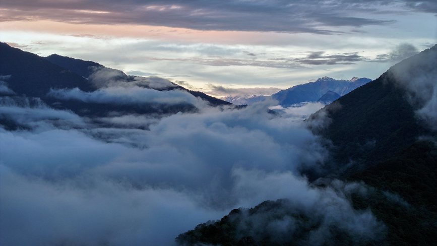 秋日里的墨脫云海。張澤坤攝