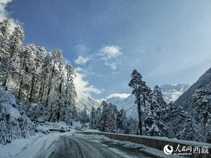 扎墨公路。人民網(wǎng) 李海霞攝