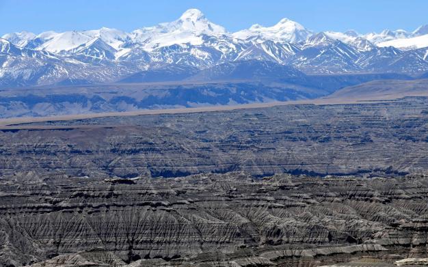 4月5日，西藏阿里札達(dá)土林。　李林 攝