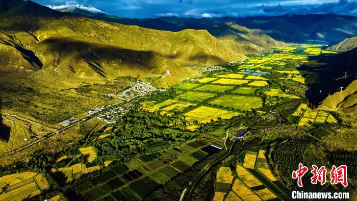 圖為山南雍布拉康附近農(nóng)田?！埼?攝